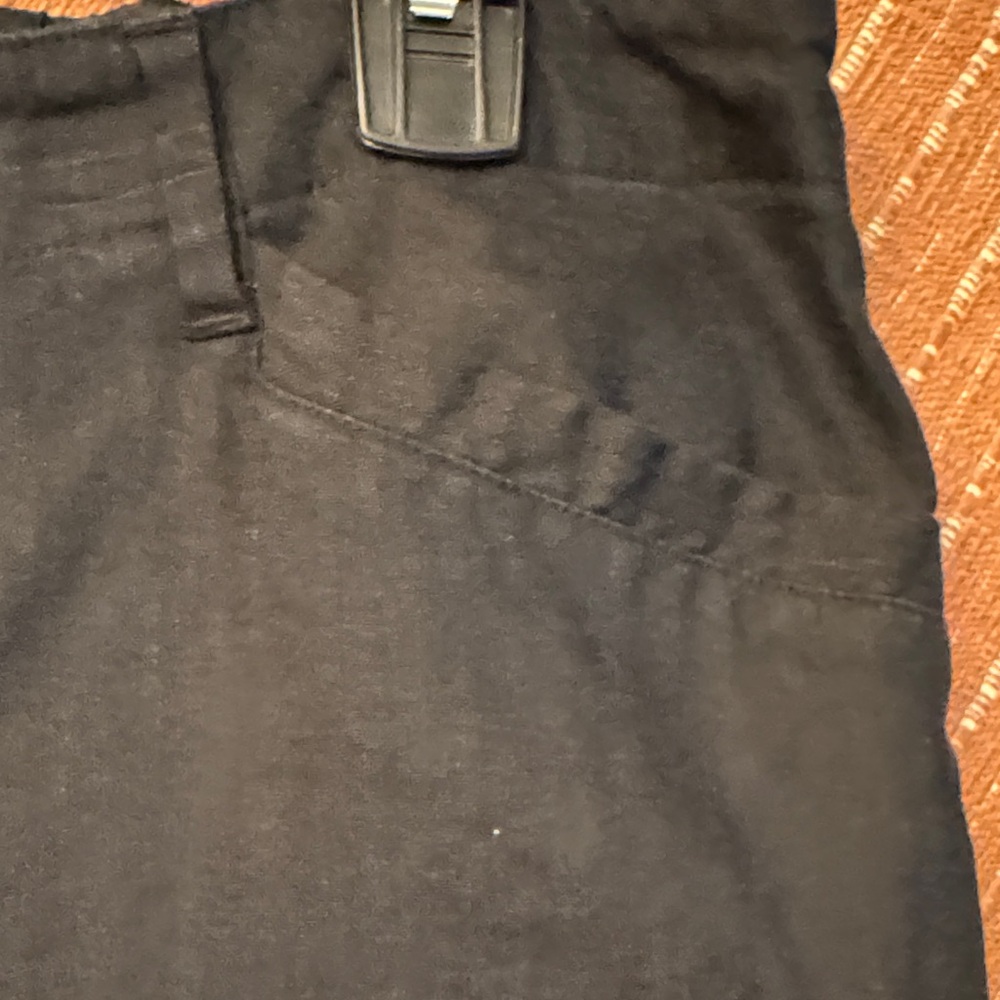 J. Jill Charcoal Black Linen Stretch Pants - Picture 8 of 10